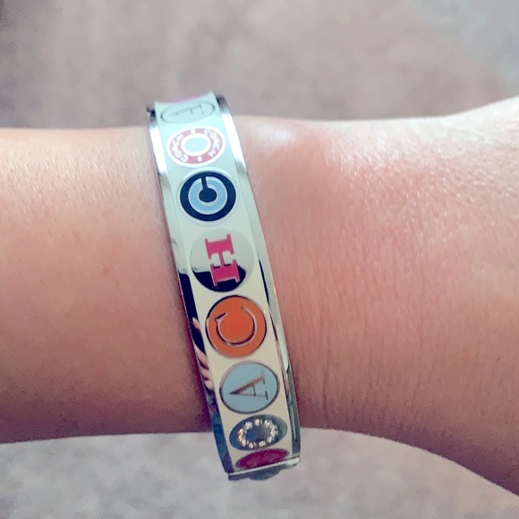 Coach multi colored bangle bracelet - Picture 2 of 3